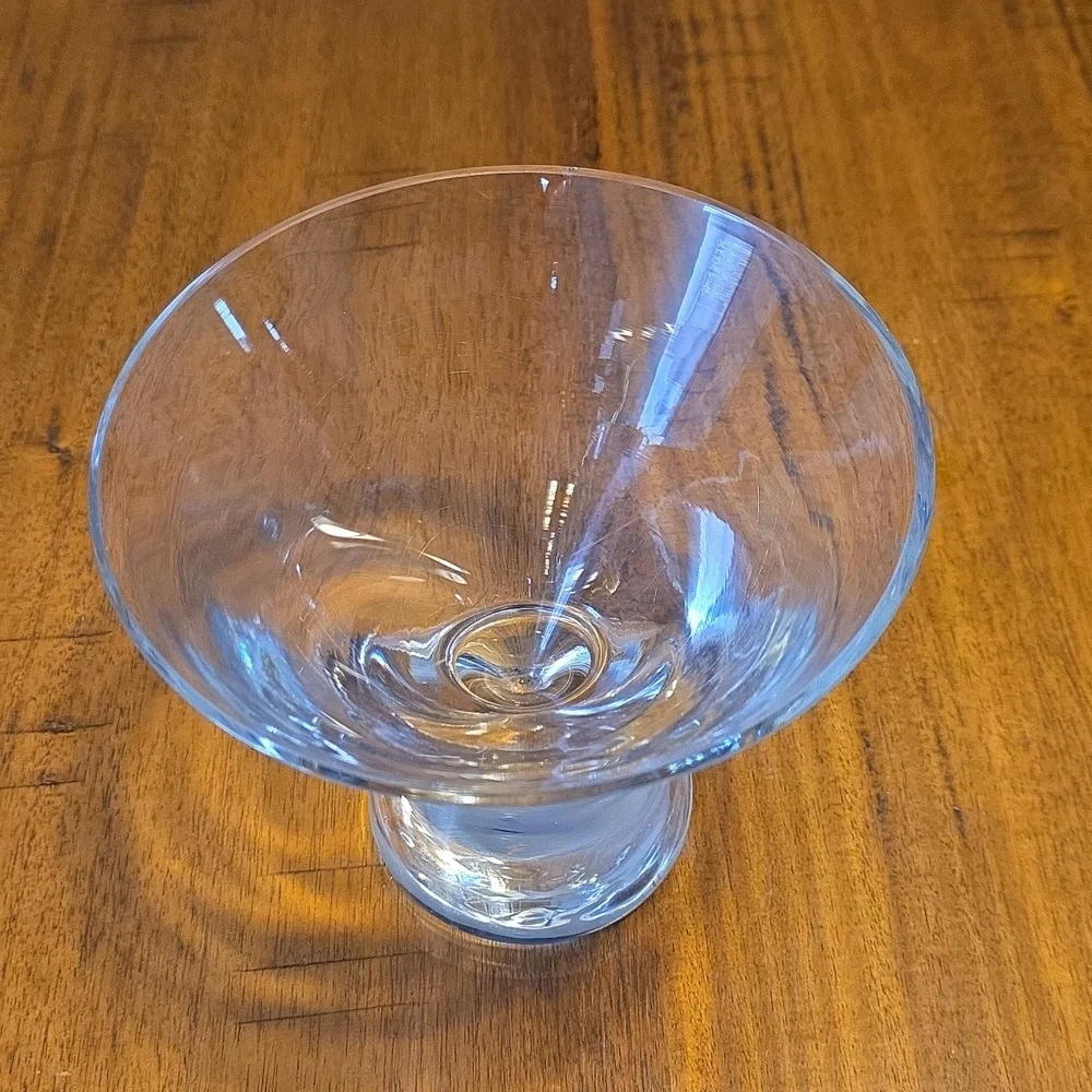 Elegant Clear Glass Martini Glass